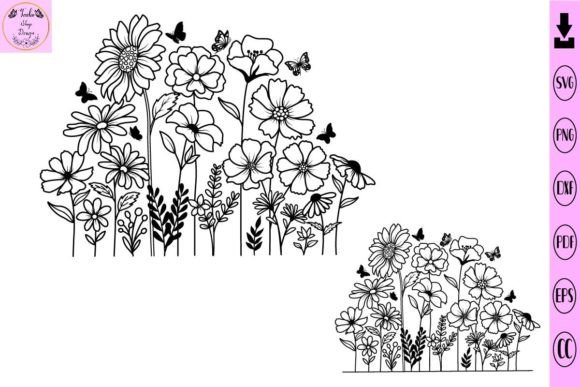 Blooming Flower SVG Wildflower SVG