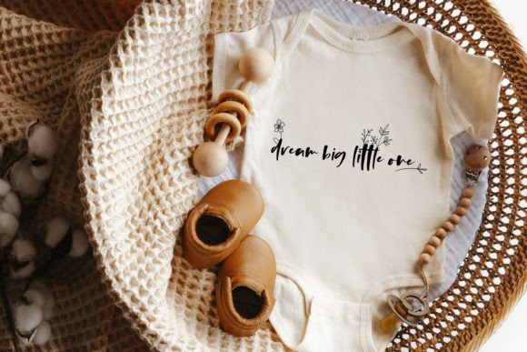 Dream Big Little One Svg Floral Design