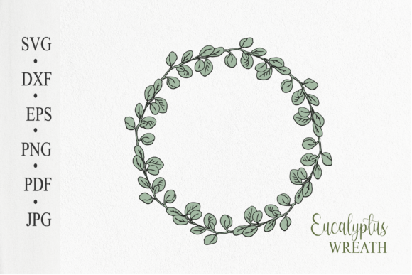Eucaluptus Wreath Circle Frame