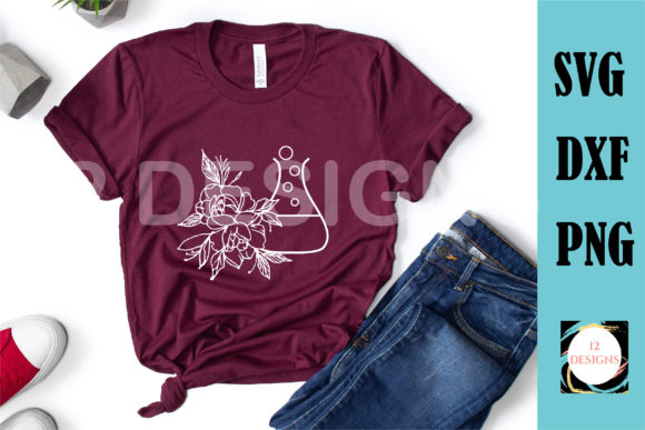 Floral Scientist SVG
