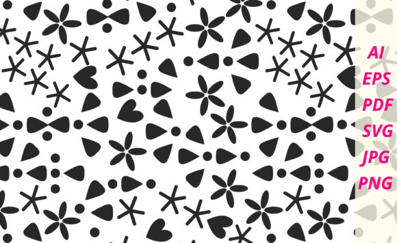 Floral Seamless Vector Pattern SVG