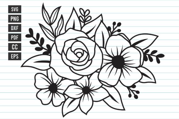 Flower SVG, Flower Wedding SVG
