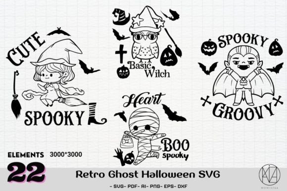 Ghost Halloween Bundle Sublimation
