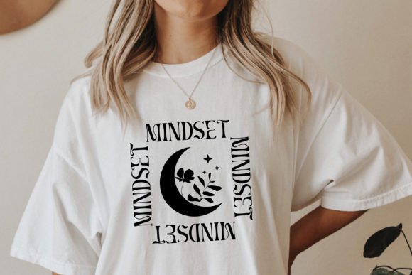 Mindset SVG Moon Floral Celestial Pod