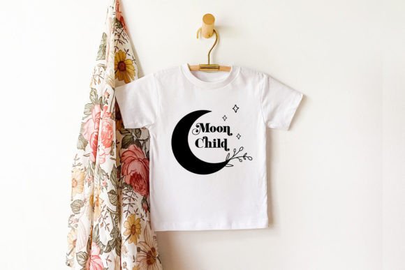 Moon Child SVG: Floral Moon Inspirational