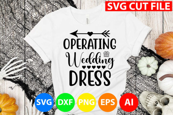 Operating Wedding Dress SVG