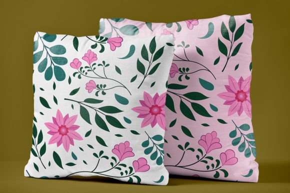 Seamless Floral Pattern SVG Vector