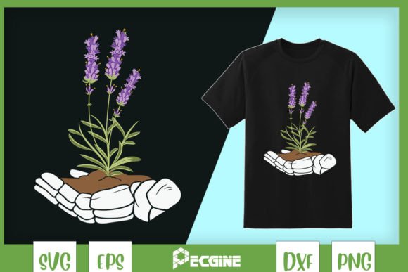 Skeleton Hand with Romantic Floral