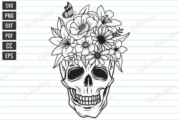 Skull Flower SVG: Bold, Balanced, and Built for Real Embroidery