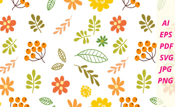Tropical Leaves, Floral Seamless Pattern